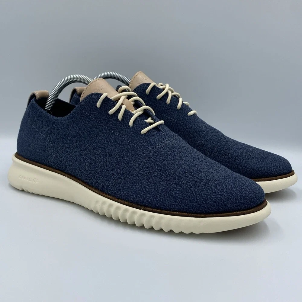 Cole Haan 2.ZEROGRAND Stitchlite Knit Men's 9M Wingtip Oxford Grand.OS Shoes